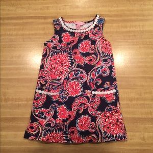 Lilly Pulitzer girls shift dress “For the Halibut”